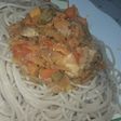 Spaghetti con salsa