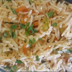 Veg schezwan fried rice A picture of Veg schezwan fried rice .