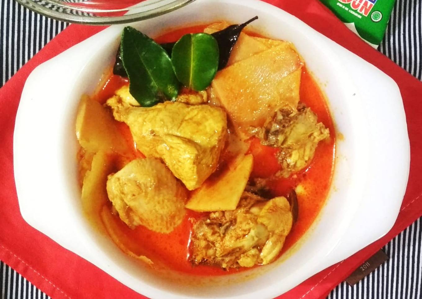 Gulai Ayam with Rebung (Pedas Poll)