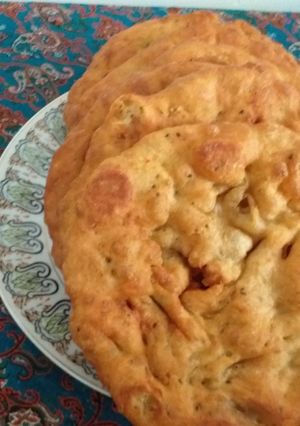 عکسی از دستور نون روغنی بسیارخوشمزه 😋🌸🌸