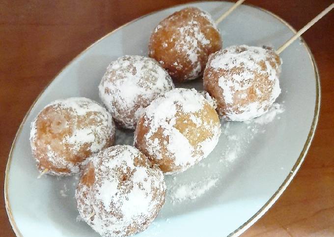 Resep Donat Mini Korea Tanpa Ulen Recook Tasyi Athasyia Anti Gagal