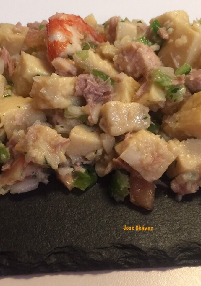 Una foto de Huevos de Fraile con Pipirrana