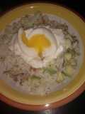 Arroz gratinado con huevito pasado por agua🇦🇷😋
