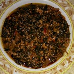 Miyan ugu da agushi da kifi 😘😘 A picture of Miyan ugu da agushi da kifi 😘😘.