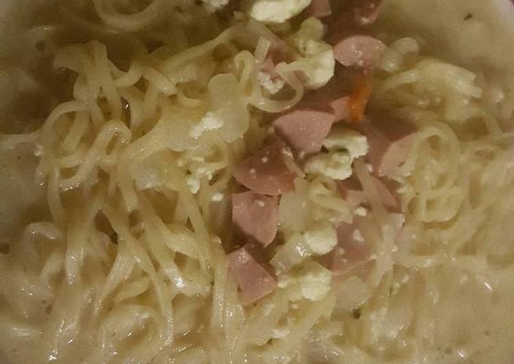 🍜 Sopa Maruchan con crema (a mi Gusto) 👌😄