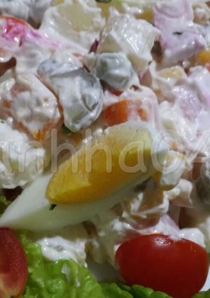 Hình của món Salat Nga.