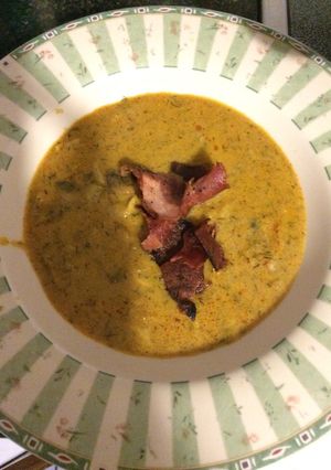 A picture of Hungarian Mushroom Soup.