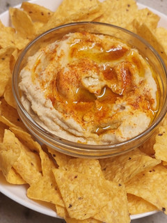 Una foto de Humus de garbanzo