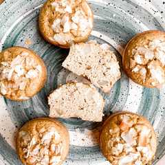 Una foto de Muffins de pera saludables
