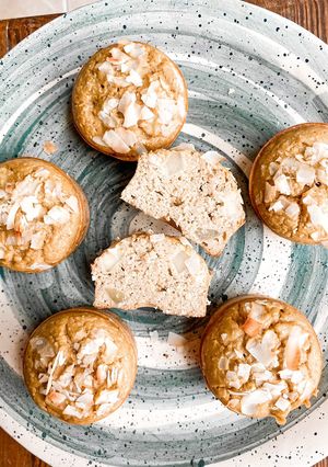 Una foto de Muffins de pera saludables