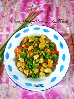 Foto resep Oseng Bunga Bawang Dan Tahu