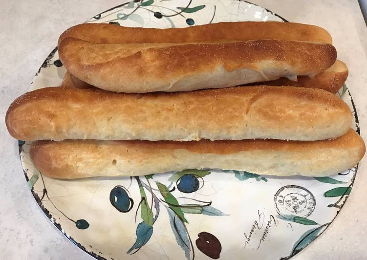 Step-by-Step Guide to Prepare Super Quick Homemade Garlic Salt Breadsticks