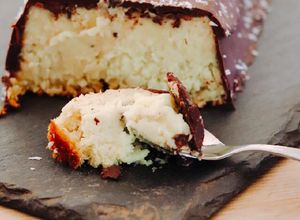 Une photo de Flan coco vegan façon bounty