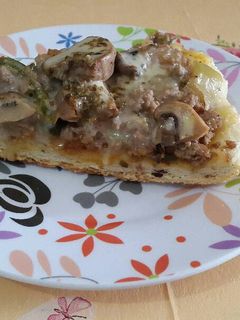 Foto resep Pizza beef mozarella