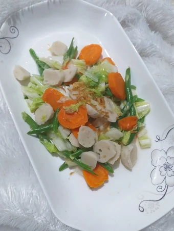 Langkah Gampang Membikin Resep 123. Capcay Sayuran Bakso Ikan yang  Bikin Ketagihan Anti Ribet, Mantap Sekali