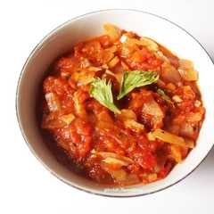 A picture of Saos tomat pizza simpel dan enak.
