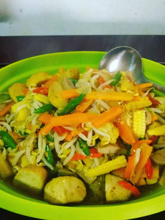Foto resep Tumis toge sayur tahu