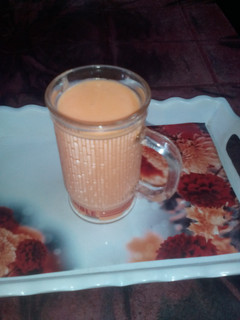 A picture of Pink lassi.