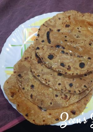 A picture of Khapli or Emmer Wheat flour Flatbread.