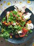 Ensalada de rúcula improvisada