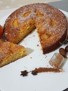 صورة لوصفة كيكة التفاح