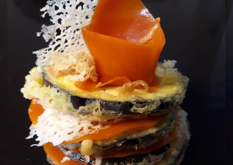 Melanzane alla parmigiana molecolari