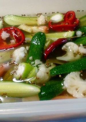 Bedobálós savanyúság recept fotója