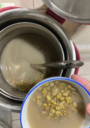 防疫宅在家之DIY綠豆湯 （悶燒鍋版） 的食譜成品照片