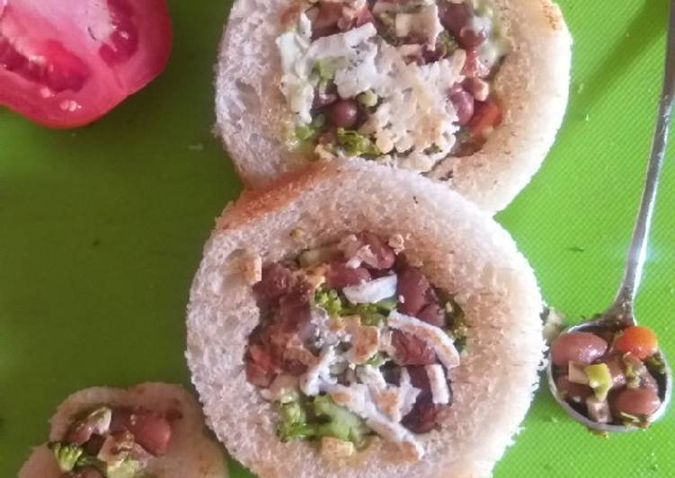 Recipe of Super Quick Homemade Protein coin sandwich