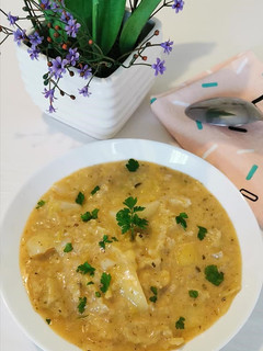 Kelkáposzta főzelék recept fotója