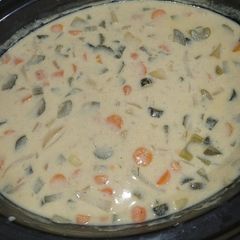A picture of Dill Pickle Soup Crockpot.