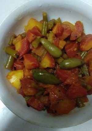 A picture of Mix vegetable stir fry.