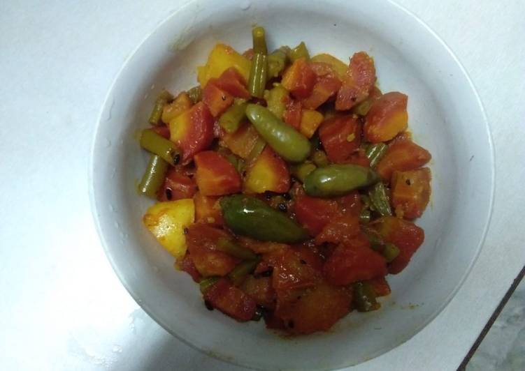 Recipe of Speedy Mix vegetable stir fry