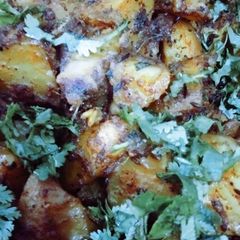 Aachari aloo A picture of Aachari aloo.