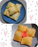 Choco cheese Puff pastry (goreng vs panggang)