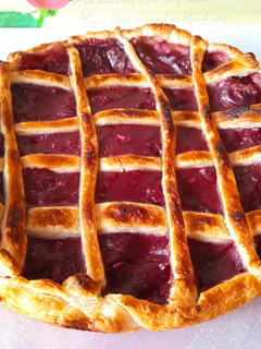 Una foto de 🍒Tarta de cerezas🍒