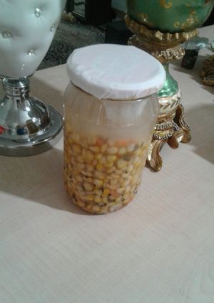 عکسی از دستور ترشی ذرت