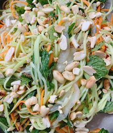 nộm sứa xoài xanh