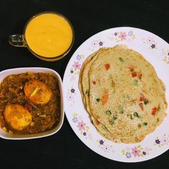 A picture of Egg Paratha.