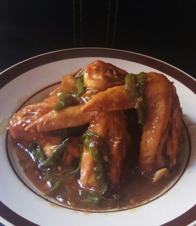Foto resep Sayap ayam kecap cabe ijo