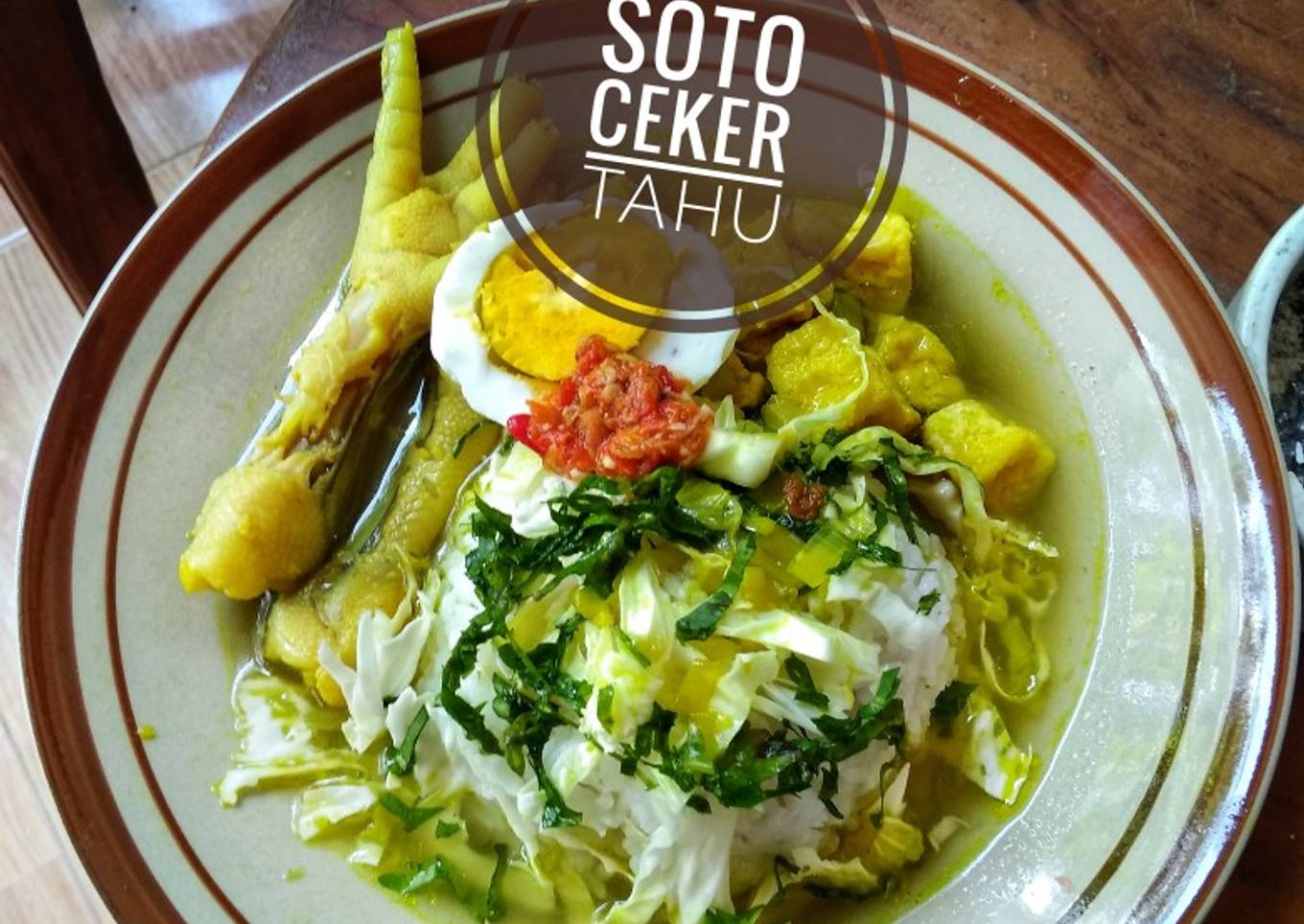 Soto Ceker Tahu