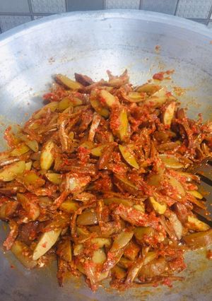 Foto resep Jengkol + teri balado