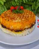 بادمجان پلو قالبی😋