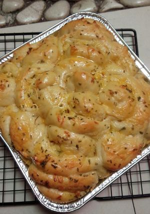 Foto resep Garlic cheese Bread Pullapart
