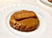 Una foto de crumble cookies sin lactosa