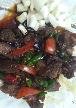 Foto resep Kambing goreng bumbu kecap
