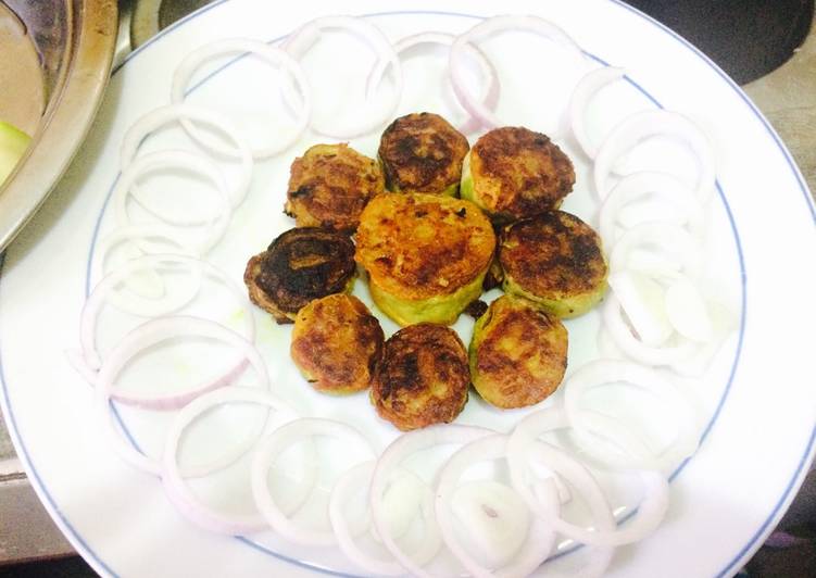 Stuffed lauki rings