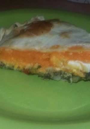 Una foto de Tarta bicolor
