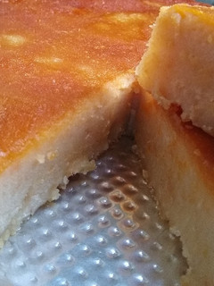 Una foto de Budín de pan vegano con agua💦