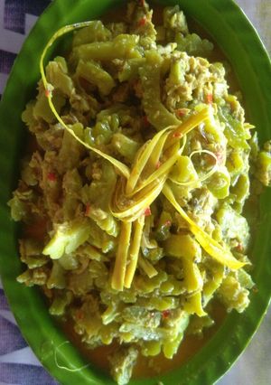 Foto resep Pare Cakalang santan